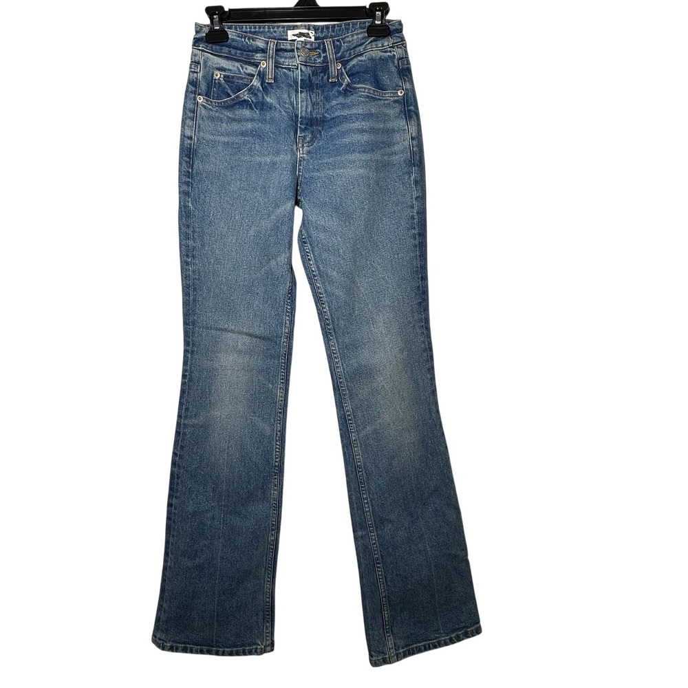 A.L.C. Womens Size 24 Denim Flare Jeans Medium Wash